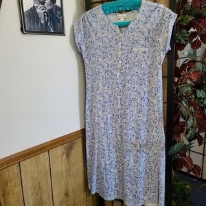 Miss Elaine Small Floral Night Gown